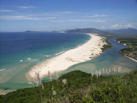 Guarda do Emba� - Morro da Pinheira - vista da Pedra do Urub�