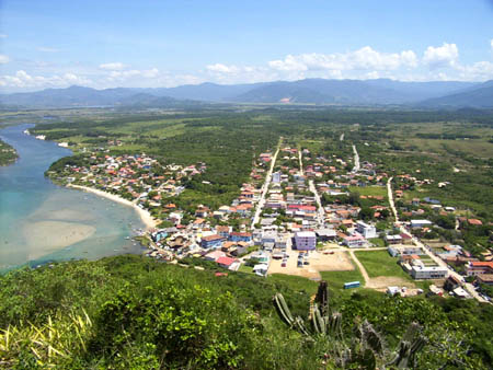 Guarda do Emba� - Morro da Pinheira - vista da Pedra do Urub�