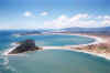Vista a�rea da Ponta do Papagaio