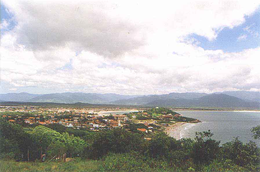 praia de cima e enseada - praia da pinheira
